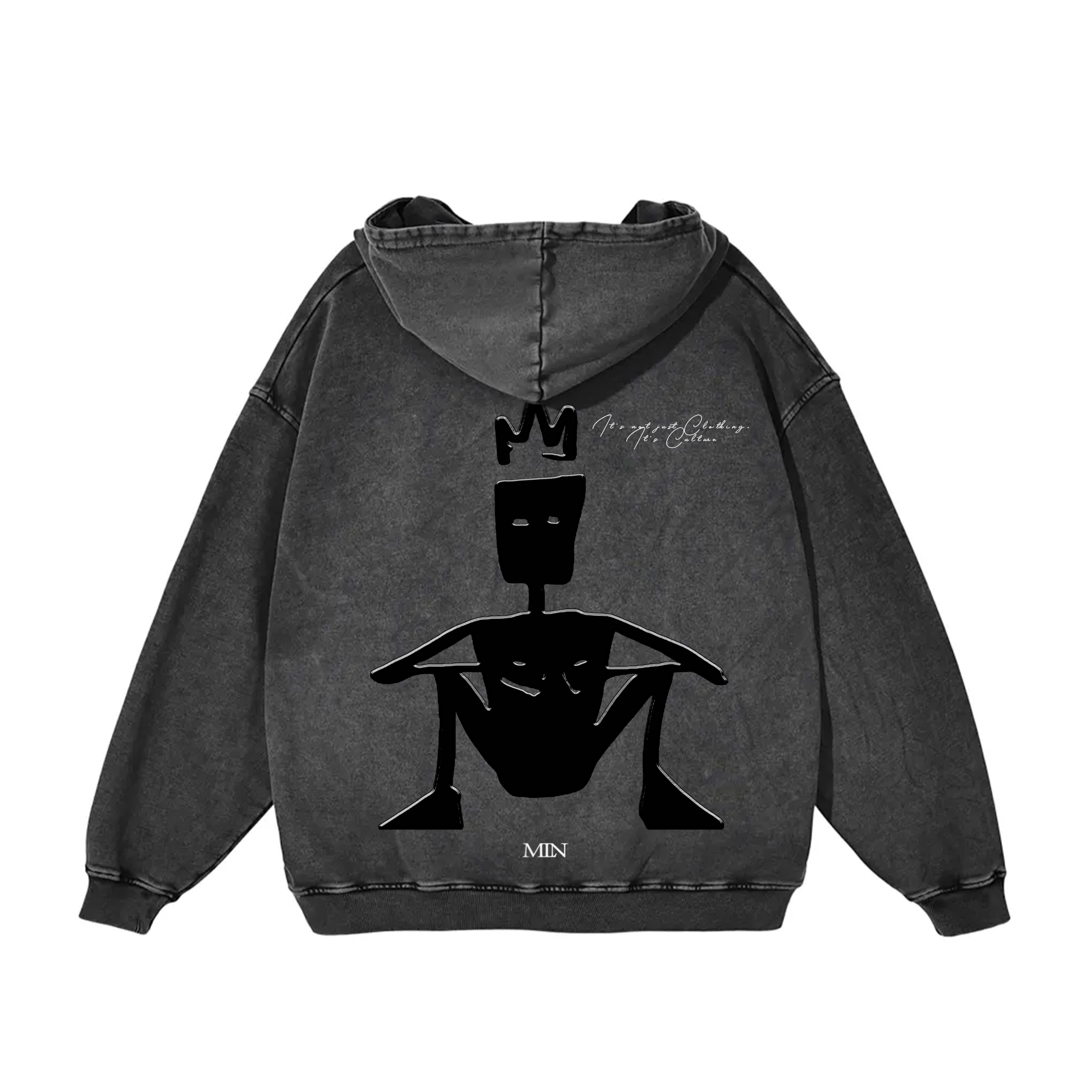 EL KID – Acid Wash Oversize Hoodie (v2) – MELANITE