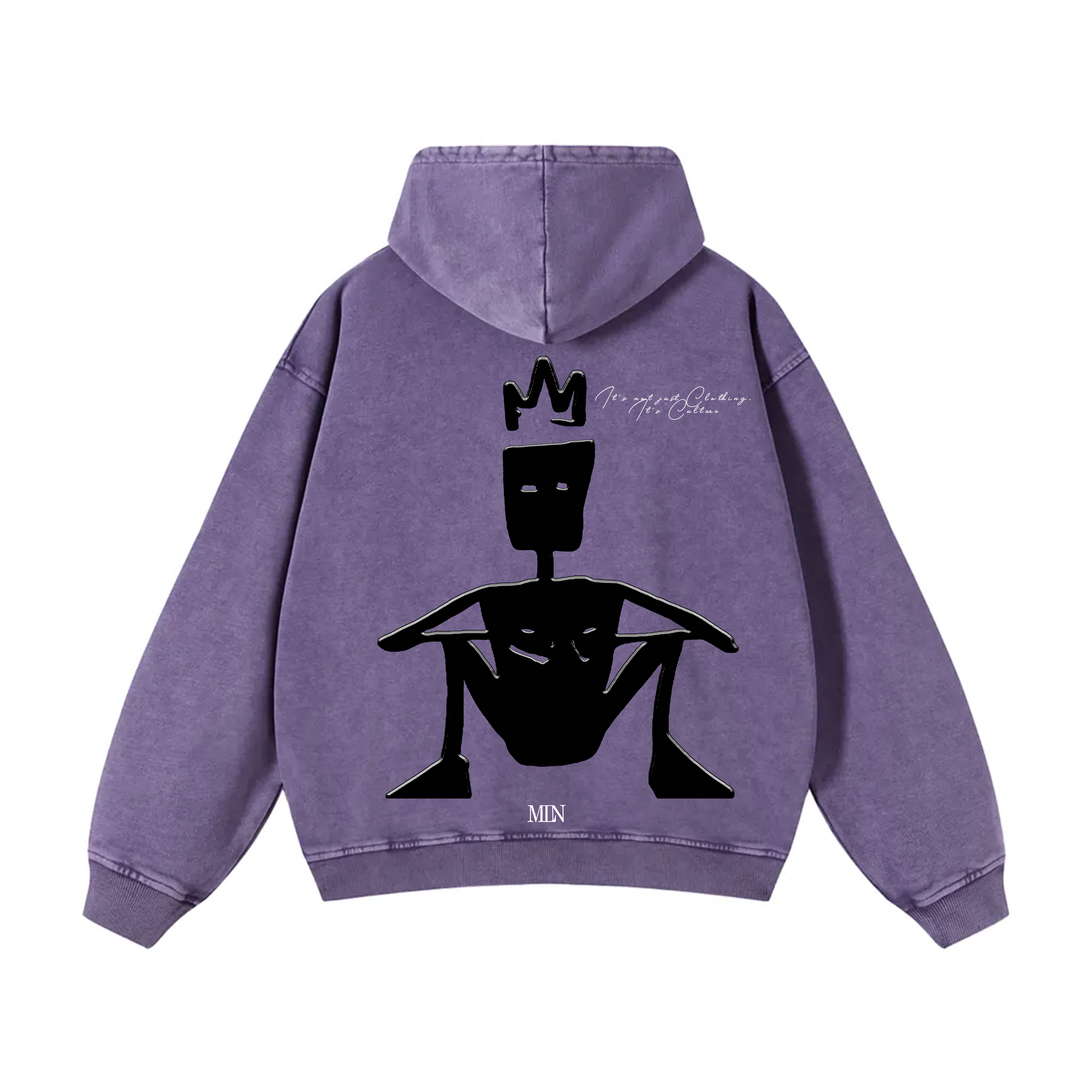 EL KID – Acid Wash Oversize Hoodie (v2) – MELANITE