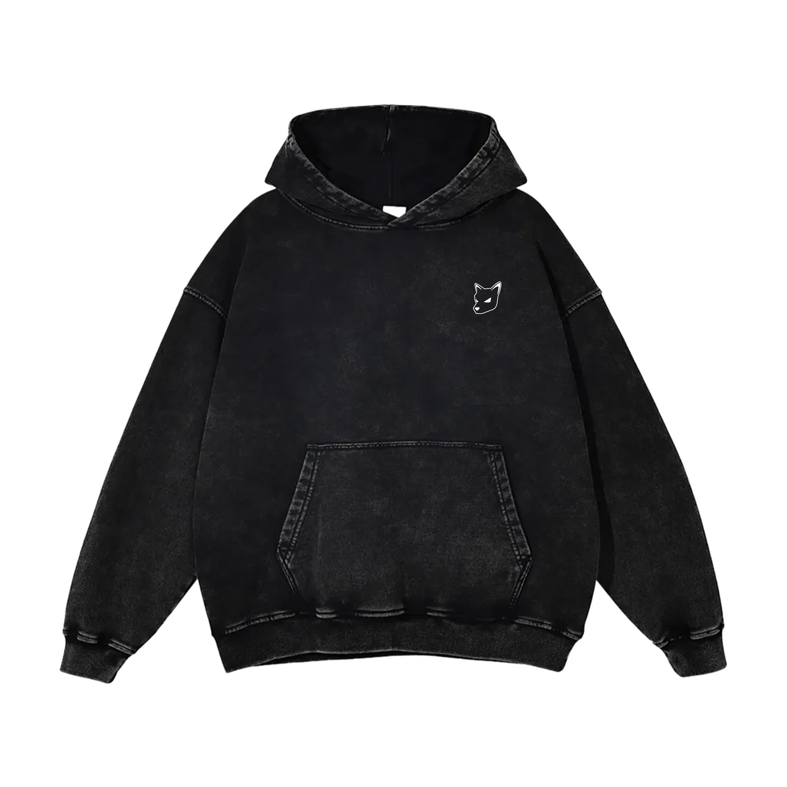 EL KID – Acid Wash Oversize Hoodie (v2) – MELANITE